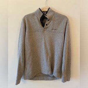 Eddie Bauer Men's Radiator Fleece Snap-Front Pullover, Size Large Tall